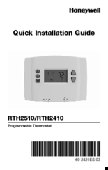 honeywell thermostat rth2510 rth2410 manual