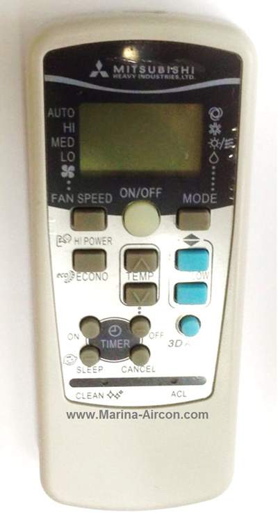 mitsubishi rma502a001 remote control manual