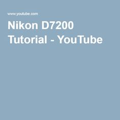 nikon d5000 manual mode tutorial