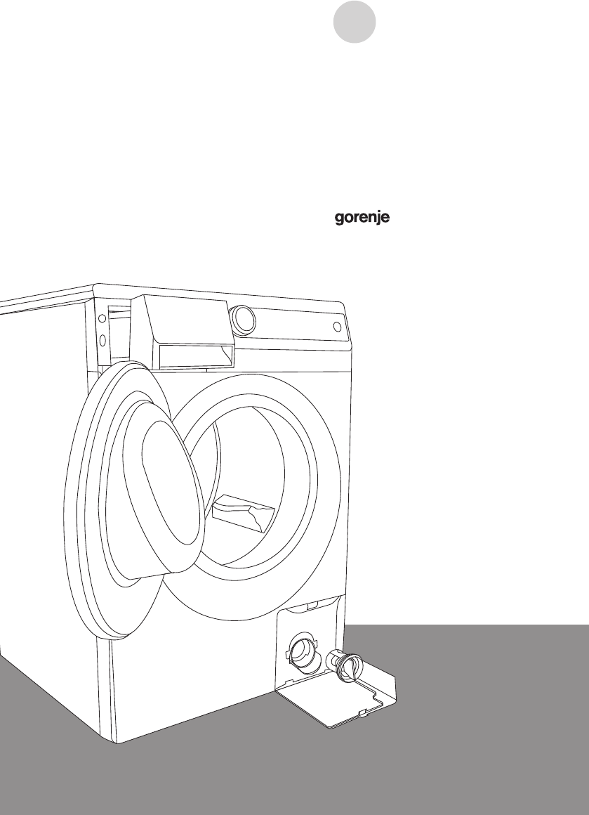 gorenje washing machines user manual