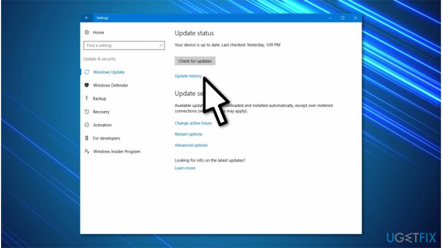 how manually remove an update from command prompt windows 10