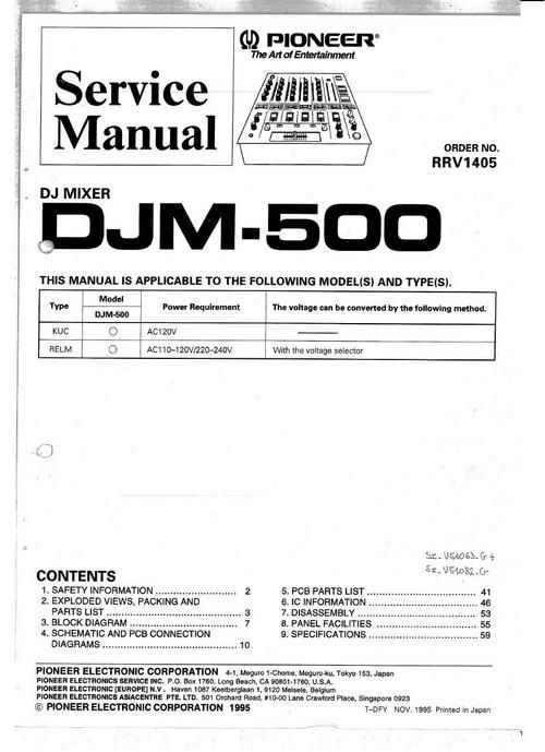 pioneer djm 909 service manual pdf