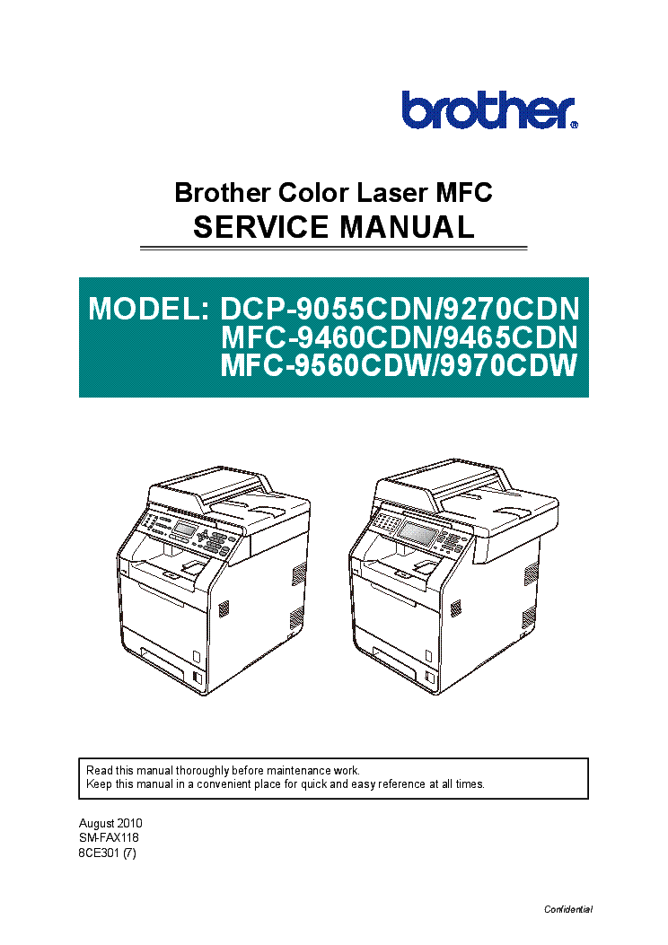 service manual brother mfc 7340