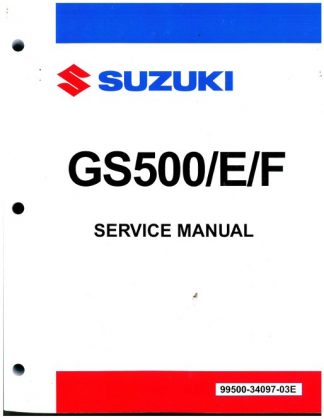 suzuki gs500 factory service manual